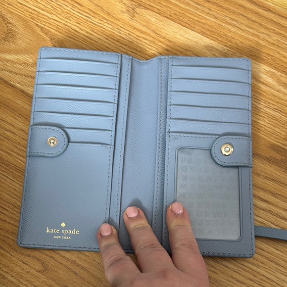 Kate Spade Blue Wallet - Picture 3 of 3